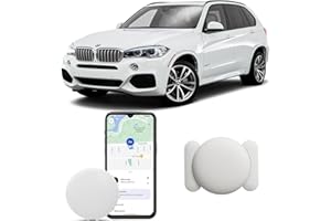SZSEYNMY GPS Coche localizador Android, GPS Tracker rastreador magnético Oculto para Coches Sin cuota mensual, Seguimiento en Tiempo Real para niños, Mascotas, Compatible con goo- gle Find My no SIM (1 blanca)
