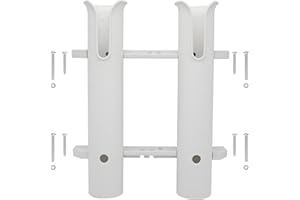 ‎HIUMI Wall Mounted Fishing Rod Holders Tubes Links Fishing Rod Holder Rack Rests