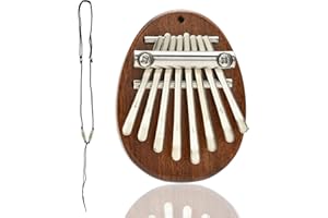 LEEWYOU Mini-Kalimba mit 8 Tasten Schlüssel Marimba,Thumb Piano Tragbares,Daumen Klavier,Marimbaphon Kalimba Marimba Kinder,Finger Percussion,Marimbaphon Instrument,Daumenklavier