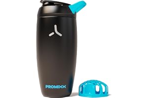Promixx Pursuit Isolerad Shaker – 550ml Dubbelvägg Rostfritt Stål Proteinmixer med Snap-Fit för Iskalla Shakes – Läcksäker fö