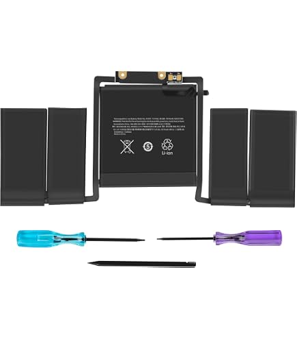A1706 Battery, A1819 Laptop Replacement Battery for MacBook Pro 13