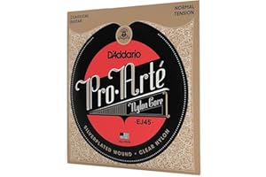 GNALIA Corde Chitarra Classica, Set Pro-Arte J45 Nylon Tensione Normale, 1 Pacchetto