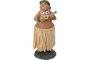 VOSSOT Hawaiianische Tänzerin Auto, hula girl auto Posing, wackelkopf figur auto, Hawaiianische Armaturenbrett-Puppe, wackelfiguren für auto, HulaTänzerin Figurine Dekoration Für Auto, Schreibtisch, Büro