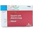 Glysol Glycerin with Aloevera Soap - 100 gm, Pack of 3
