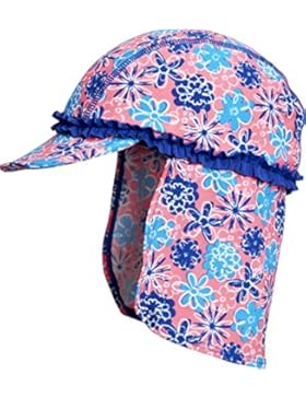 Playshoes Mädchen Mütze Bademütze Veilchen mit Uv-Schutz