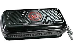 WINMAU Armor Darts Portefeuille – Étui pour fléchettes et accessoires entièrement montés – Résistant aux chocs, extrêmement durable et sûr, Noir , G1