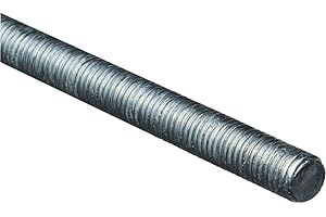 NATIONAL HARDWARE Stanley National de matériel 4000bc 5/8–27,9 x 91,4 cm en acier plaqué zinc Tige filetée