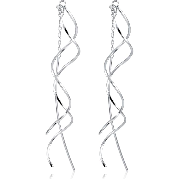 Boucles D'oreilles Pendantes Femme Plaqué Or 14K - Fleur Zircon Cubique Avec Perle, Longueur 6 Cm, Cadeau Mariage