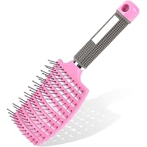 Bio Haarbürste Ohne Ziepen – Für Nasses & Trockenes Haar, Mit Weichen Borsten, Kopfhaut-Massage
