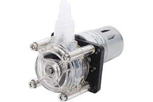 GREENSEN Pompe Péristaltique à Grand Débit 12V/24V G928, Pompe Doseuse de 500 Ml/min, Pompe Péristaltique pour Laboratoire D'aquarium (12V)