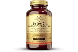 Solgar | Ester-C Plus 1000 Mg Vitamin C | Suplemento Alimenticio que Ayuda al Sistema Inmunitario | Con Vitamina C | Para Hombre y Mujer | 90 Cápsulas