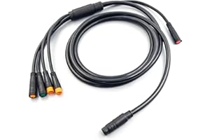 HUDAMZKY Bicicletta elettrica JULET 1T4/1T5 Cavo impermeabile Controller Luce freno acceleratore Monitor Accessori di conversione cavo per bicicletta elettrica