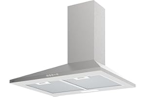 CATA Campana Extractora VK 7000 X Control Mecánico 3 Niveles Extracción 480 m3/h Nivel Sonoro 56 dB Motor K10 Consumo 110 W Iluminación Led Color Inox