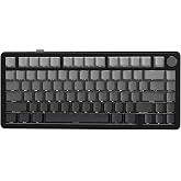 ATTACK SHARK X85 Mekanik Kablosuz Gaming Klavye &ndash; 75% Kompakt Tasarım, Gasket Montaj, D&ouml;ner Kontrol Tuşu, 5 Katmanlı Yastıkla