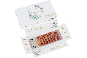 SUAFLNY Konfirmation Geschenkverpackung Geldgeschenk Erste Million Kommunion (Kommunion)