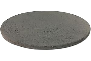MY FRIEND SICILIA Pietra LAVICA ETNEA per Pizza Tonda 33 cm Diametro | Piastra REFRATTARIA per Forno Compatibile con Forno ILLILLO Spessore 1cm