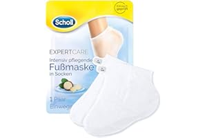 ‎DR. SCHOLL'S Scholl Expert Care Intensiv pflegende Fußmaske in Socken - 1 Paar Einwegsocken - Hornhaut Entfernung