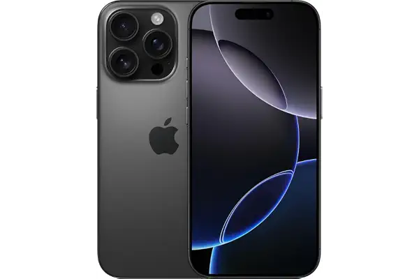 Apple iPhone 16 Pro, 256GB, Titanio Negro (Reacondicionado)
