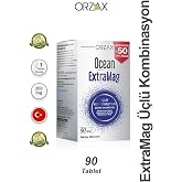Ocean ExtraMag &Uuml;&ccedil;l&uuml; Magnezyum Kombinasyonu, 90 Tablet
