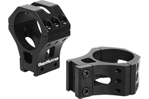 WestHunter Optics Precision Picatinny/Dovetail Scope Rings, 1 Inch 30 mm 34 mm Universal Tactical Scope Mount | 36 mm / 1.42 in Center Height