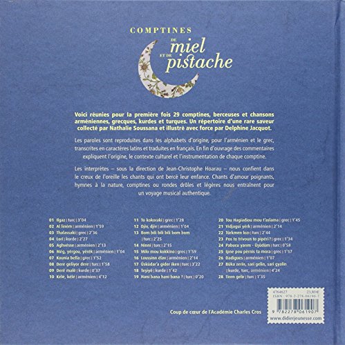 Book's Cover of Comptines de miel et de pistache (1CD audio)