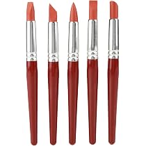 10 Outils De Modelage En Silicone - Pinceaux à Pointe Souple Pour Argile, Peinture, Résine, Décoration De Gâteaux