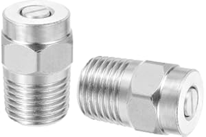 QUARKZMAN 2 stycken spraymunstycken spetsar tryckmunstycke – 025 munstyckshål, 40 grader – adapter för högtryckstvätt – högtr
