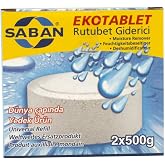 2x500 Gram - Naturel Kokusuz, Nem Alıcı Rutubet Ve K&uuml;f &Ouml;nleyici Yedek Tablet