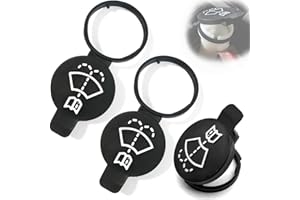VBKITW 2 Pièces Bouchon de Bouteille de Réservoir de Pare-Brise,Bouchon de Réservoir de Liquide de Lave-Glace,Couvercle de Bouteille de Lave-Glace,Couvercle de Bouteille d'Essuie-Glace pour Voiture