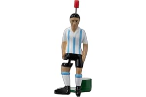 TIPP-KICK Star-Kicker Argentina I Jugadores Originales para jóvenes y Mayores I Diviértase Jugando con Esta Figura de fútbol en Todos Nuestros futbolines I Accesorios I Camiseta Blanca/Azul