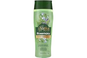 VATIKA NATURALS Vatika Natural Rosemary Shampoo, 425 ml, Shampoo for all hair types, Anti-dandruff shampoo, Promotes Hair Growth, Nourishes & Conditions Hair, Rosemary oil