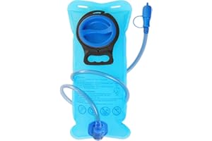 TEUEN Poche Hydratation Poche à Eau Portable 2 litres pour Sac à Dos d'Hydratation, Réservoir d'eau de Sport pour Course Cyclisme Randonnée Vélo, Approuvé par FDA