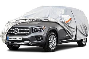 ‎KAYME kayme Autoabdeckung Wasserdicht Atmungsaktiv Passend für Mercedes Benz GLC/GLK(2008-23), Vollgarage Autoplane für Regen Sonne Staub Schutz, Auto Abdeckplane Abdeckung im Winter(3-7 Tage liefern)