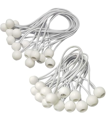 Tenditore Elastico 15 Pezzi (15 X 50 Cm), Tendibili Elastici Con Ganci - 8