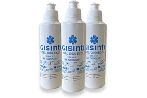 GISINTI gel 260 mL Gel de Transmission pour Doppler Foetal Gel de transmission ultrasonique Non irritant - 3 x 260 mL