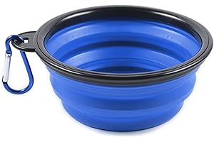 PhoneNatic Gamelle Pliable en Silicone pour Chien et Chat - Bleu - 350 ML - 60014330