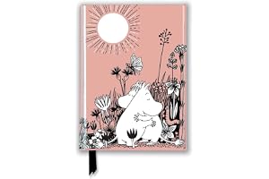 Moomin Love (Foiled Pocket Journal): Unser hochwertiges, liniertes Blankbook mit festem, künstlerisch geprägtem Einband und M