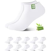 Effeet Bamboo Ankle Socks Men Women 10/20 Pairs, Breathable | 80% Bamboo Viscose, Breathable, Antibacterial, OEKO-TEX 100, Id