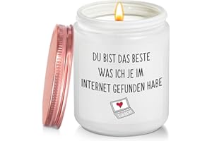‎COLDBLING Coldbling Valentinstag Jahrestag Geschenk für Sie - Lavendel Duftkerze Liebes Geschenke für Freundin Freund Frauen Männer Weihnachten Hochzeitstag Geburtstag Valentinstagsgeschenk für Sie Ihn