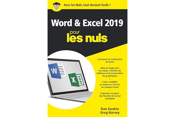 Word et Excel 2019 pour les Nuls, poche, 2e édition