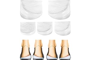 Irikdescia 1 para wkładek na pięty, regulowane wkładki do supinacji, korekcji pronacji, ortopedyczne do wygiętych nóg, wyrównanie stopy, poprawiające sylwetkę (przezroczyste)