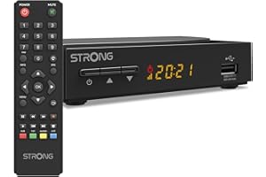 Strong - Digitaler HD-Kabelreceiver SRT 3030 - TV Receiver für Kabelfernsehen - Dolby Audio - DVB-C mit HDMI-, Scart- und USB-Anschluss - Energiesparfunktion - Benutzerfreundliches Menü - schwarz
