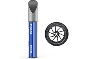 EVOOOR Tesla - Penna a vernice per il 2024 Model 3 Highland, fai da te Curb Rash Repair con colore abbinato, colore grigio incognito (fits 20'' Performance Wrap wheel)