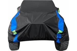Avecrew Funda Impermeable para Jeep Wrangler de 2 Puertas, Todo Tipo de Clima, Cubierta de Lluvia para automóviles, Exterior Completo para Jeep Covers Compatible con JK JL TJ YJ CJ