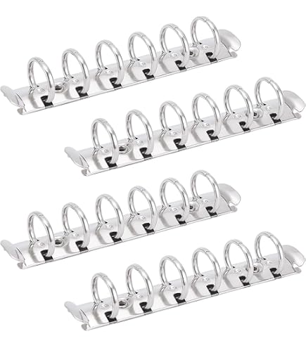 Anneaux De Reliure Métalliques JIHUOO - Lot De 3 Mécanismes à 3 Anneaux Pour Classeurs DIY