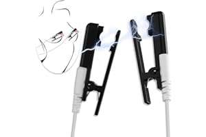 Kutocesy Bdsm Pinzas Eléctricas Pezón Estimulación Clítoris Pinzas Pezón Piercing Pezón Falso Pinzas Para Las Mujeres Juguetes Sexuales Bondage (Black)