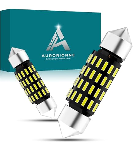 6 Bombillas LED Festón C5W 31mm | CANBUS Sin Errores | 6000K Blanco | 130LM | Para Luz Interior, Matrícula Y Cúpula | 12V