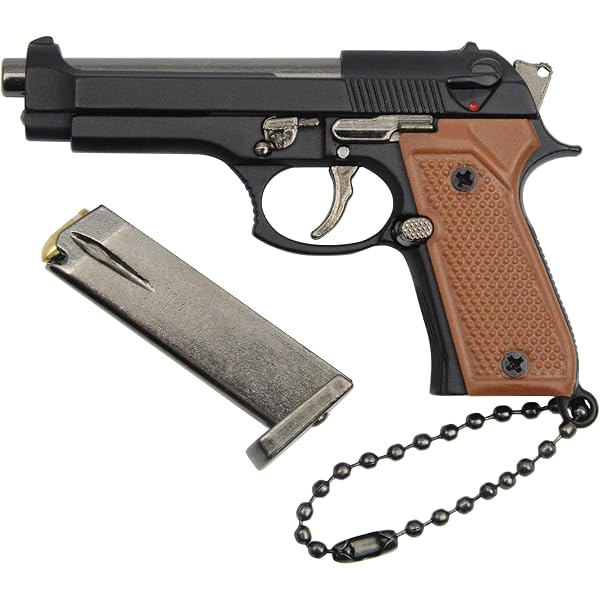 Mini Pistolet Jouet Glock G17 De Collection Porte-clés - Échelle 1:3, Métal, Pour Adultes