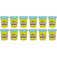 Play-Doh Bulk 12-Pack of Blue Non-Toxic Modelling Compound, 4-Ounce Cans