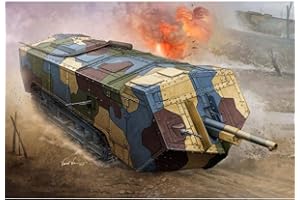 HOBBYBOSS Hobby Boss 083859 1:35 Medium French Saint Chamond Heavy Tank Modélisme Loisir Assemblage détaillé Blanc